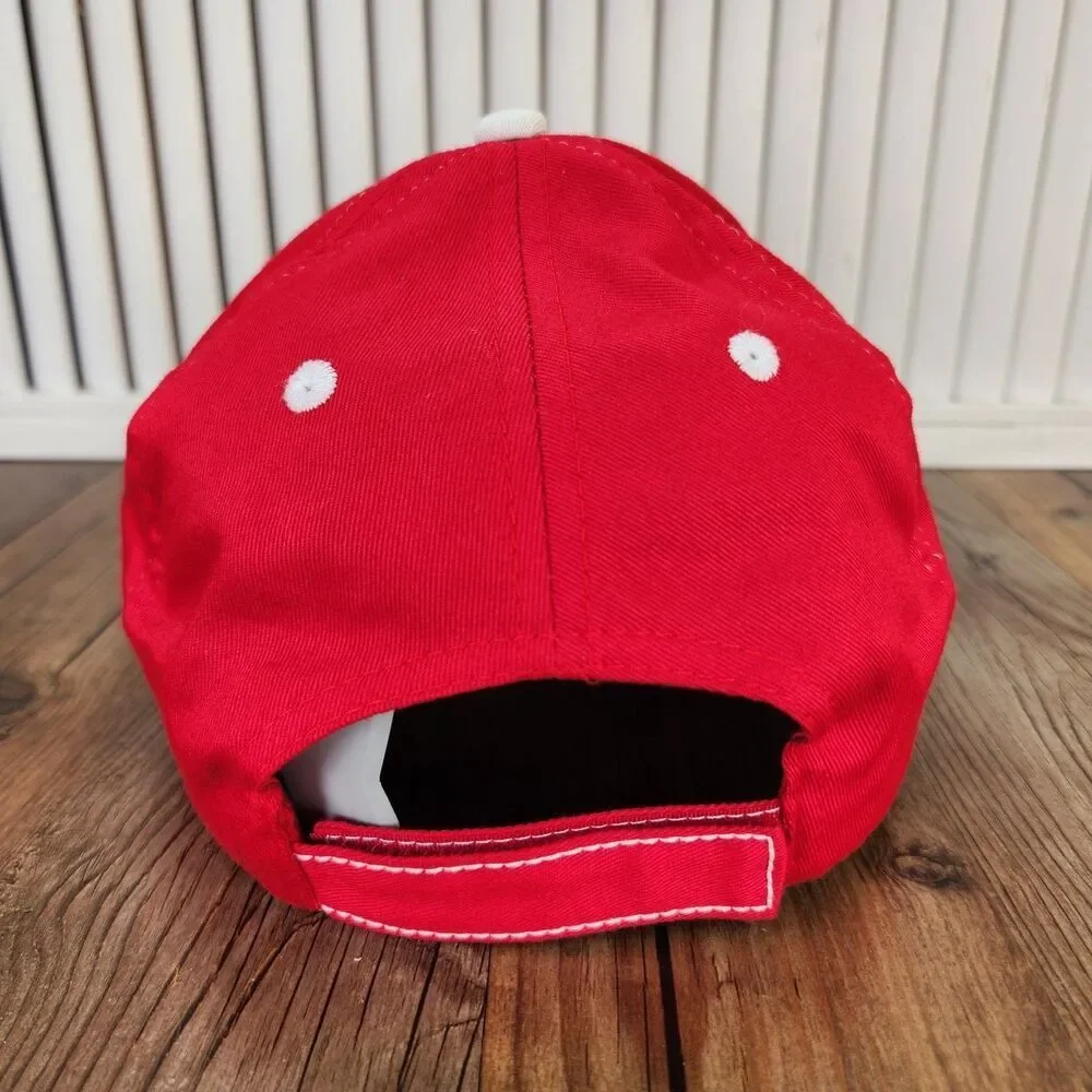 K-Products Coca-Cola Spell-Out Script Logo Dad Hat Red Soft Drink Baseball Cap